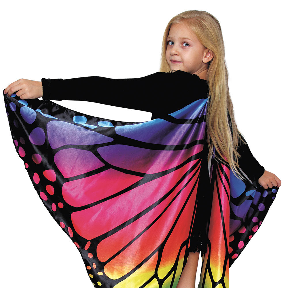 Mad Toys Satin Enchanted Butterfly Wings Halloween Child Costumes Accessories