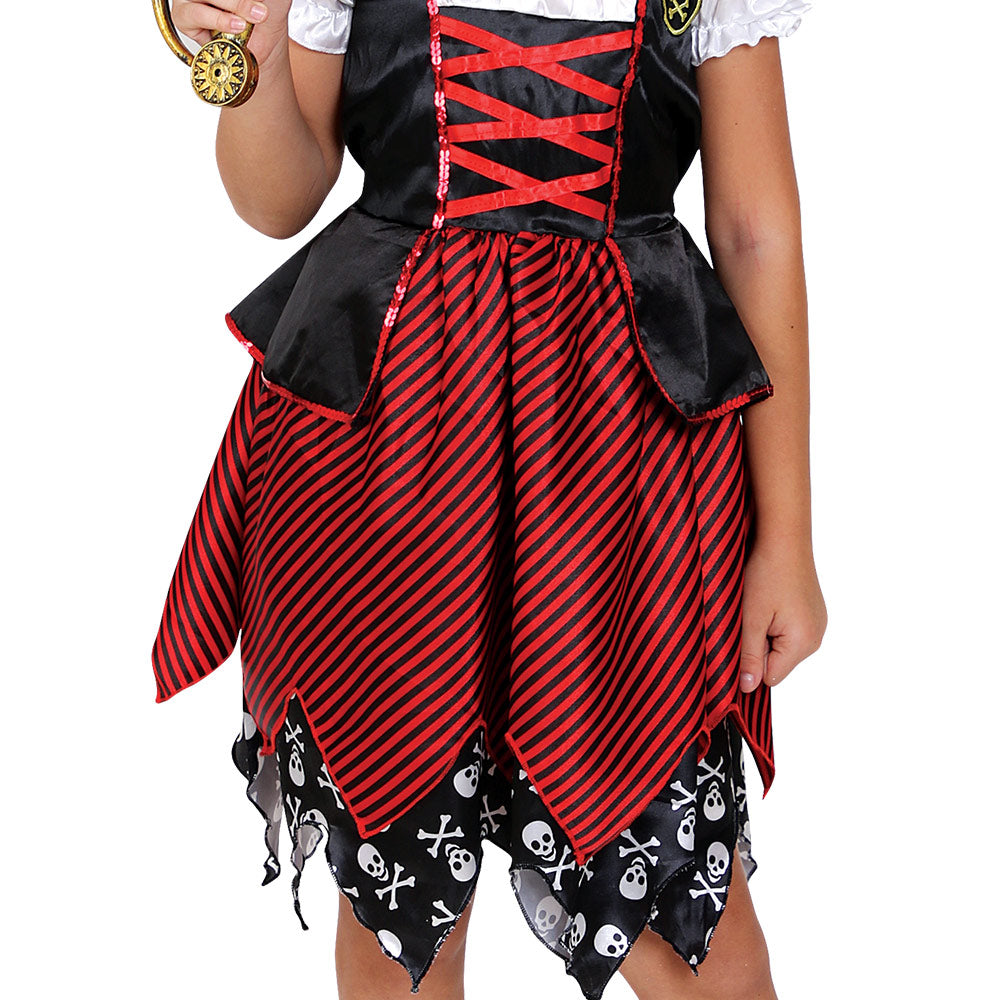 Mad Toys Pirate Girl Halloween Child Costume Set