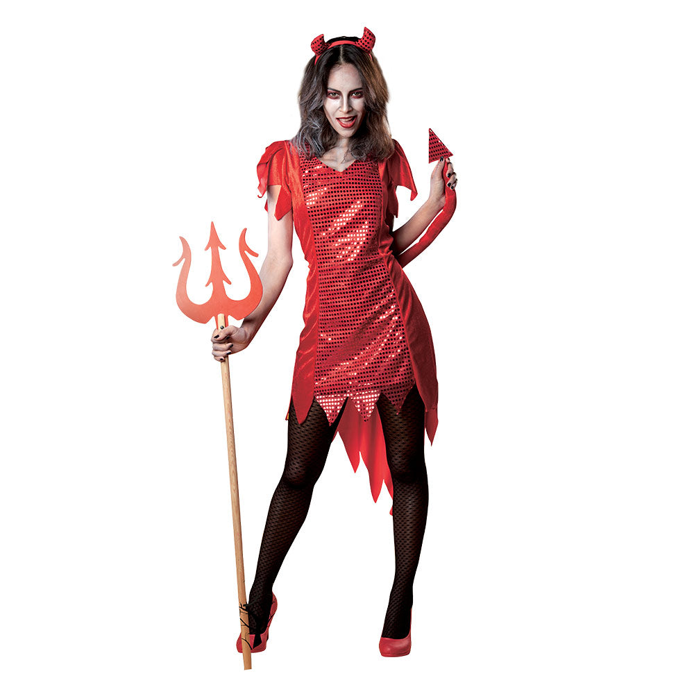 Mad Toys Lady Red Hot Devil Adult Halloween Costume