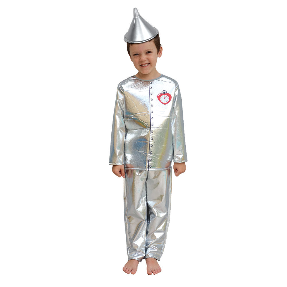 Mad Toys Tin Man Wizard of Oz Book Week and World Book Day Roleplay Theme Party Halloween Child Costumes