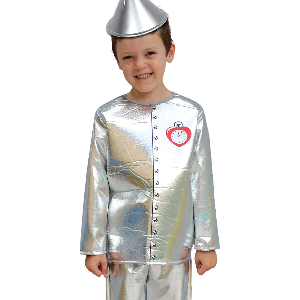 Mad Toys Tin Man Wizard of Oz Book Week and World Book Day Roleplay Theme Party Halloween Child Costumes