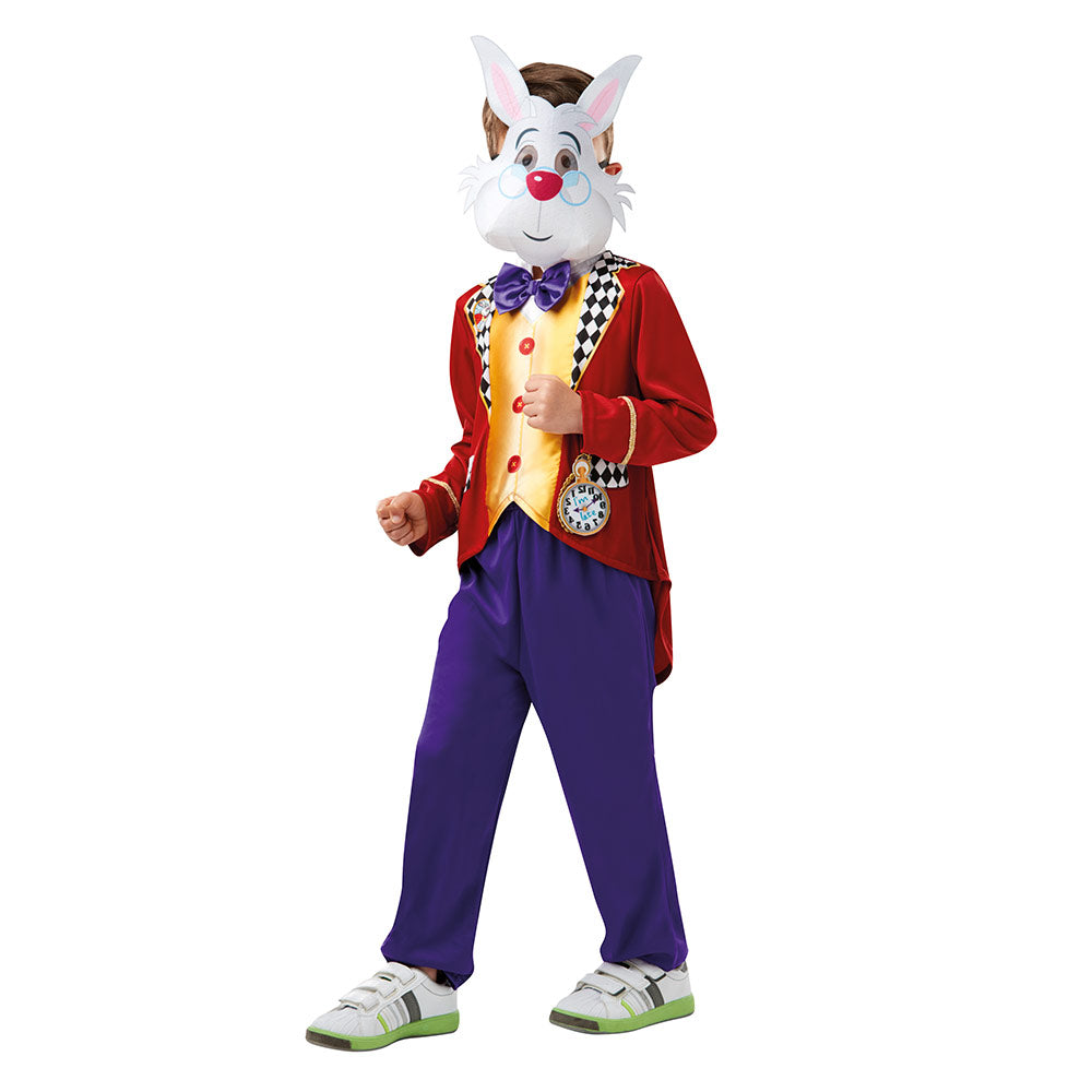 Rubies Official Disney Alice in Wonderland White Rabbit Childs Book Week and World Book Day Halloween Costume