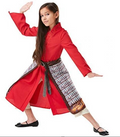 Rubies Official Disney Movie Mulan Deluxe Warrior Book Week and World Book Day Halloween Child Costume