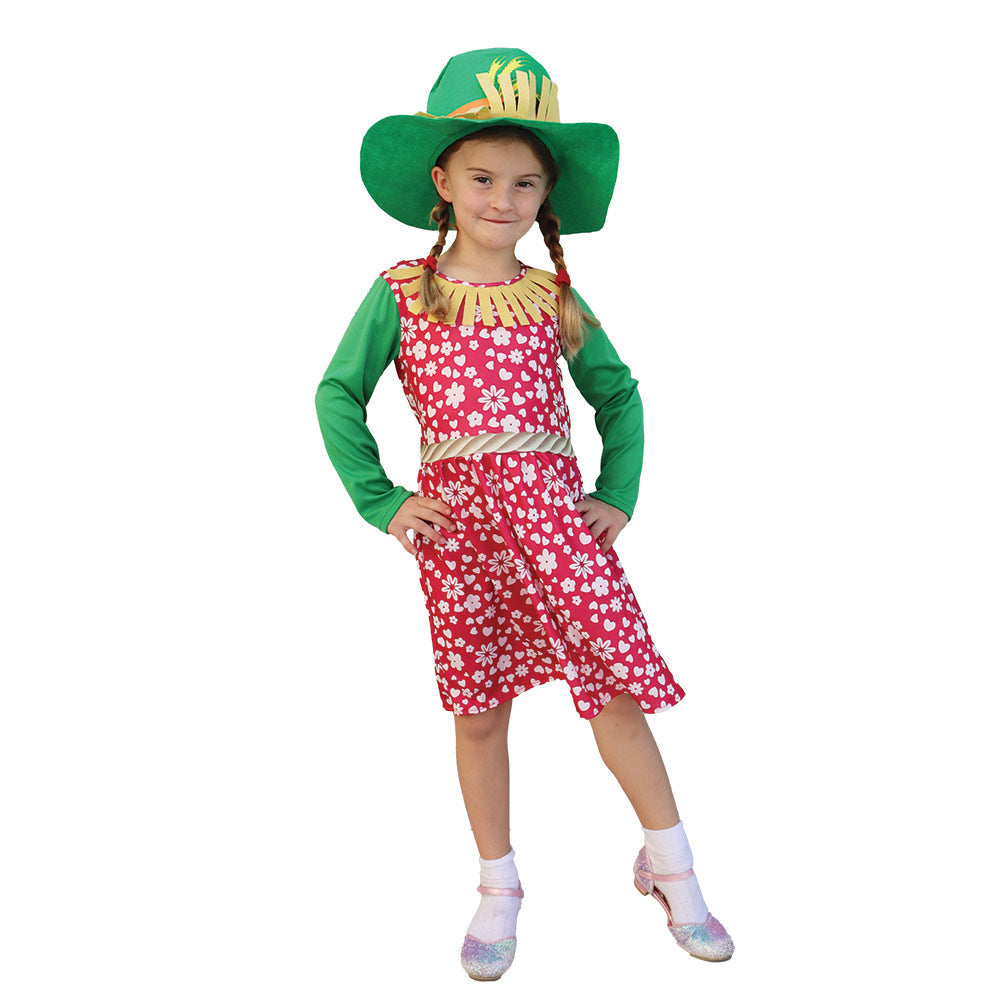 Mad Toys Scarecrow Girl Book Week and World Book Day Roleplay Halloween Child Costumes