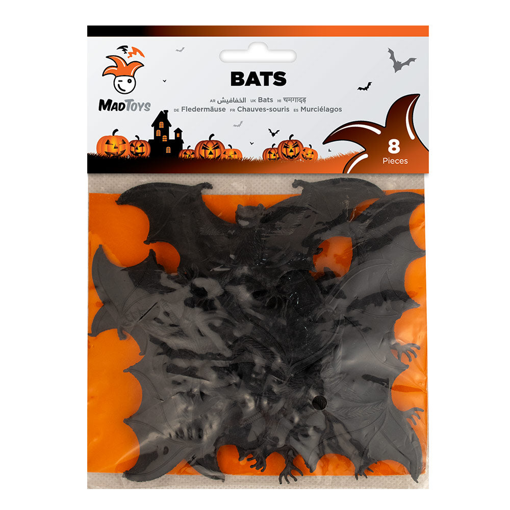 Mad Toys Fake Creepy Bats Halloween Haunted House Decorations & Props