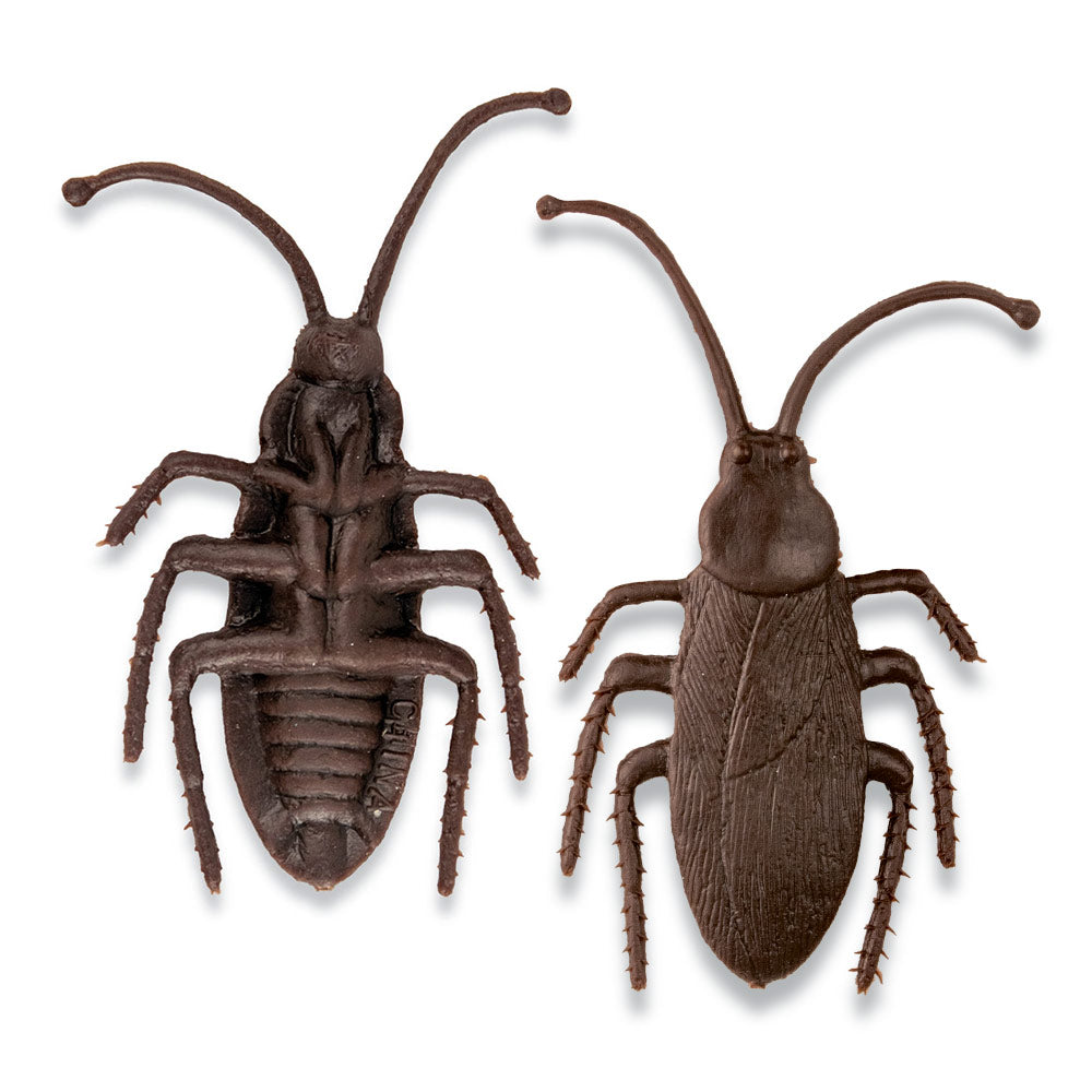 Mad Toys Spooky 12-Piece Fake Cockroaches Halloween Decoration Haunted House Decor