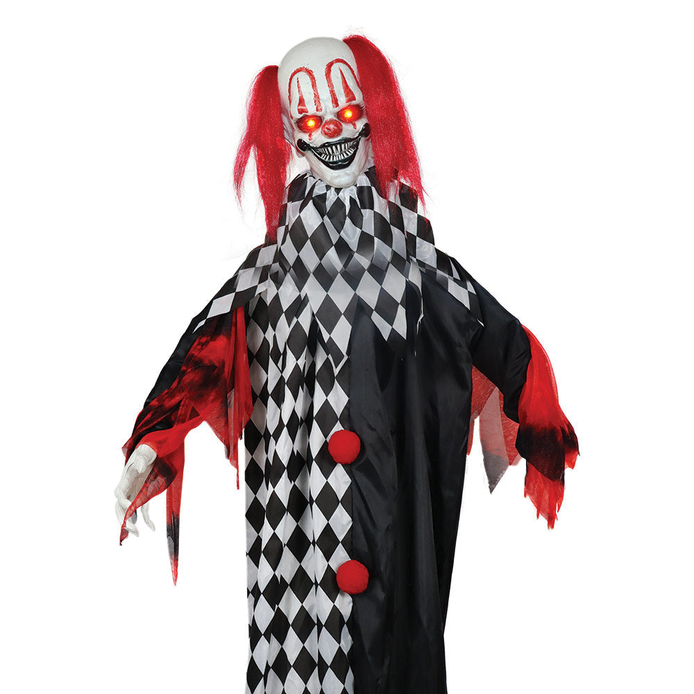Mad Toys 5 Feet 7 Inches Animated Standing Clown Halloween Decoration