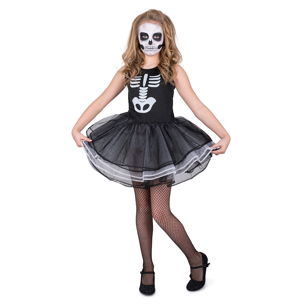 Mad Toys Bones Tutu Dress Kids Halloween Costume