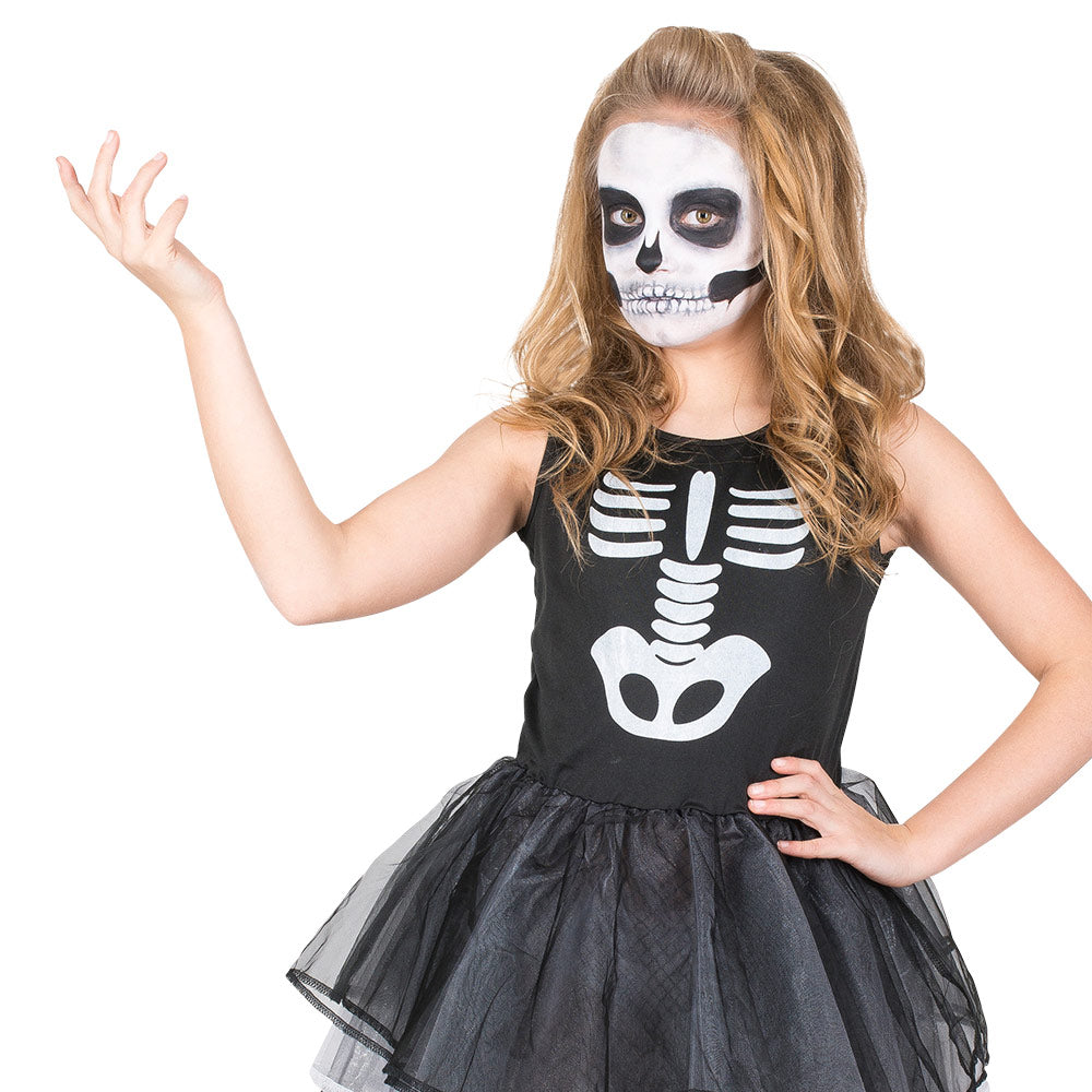 Mad Toys Bones Tutu Dress Kids Halloween Costume