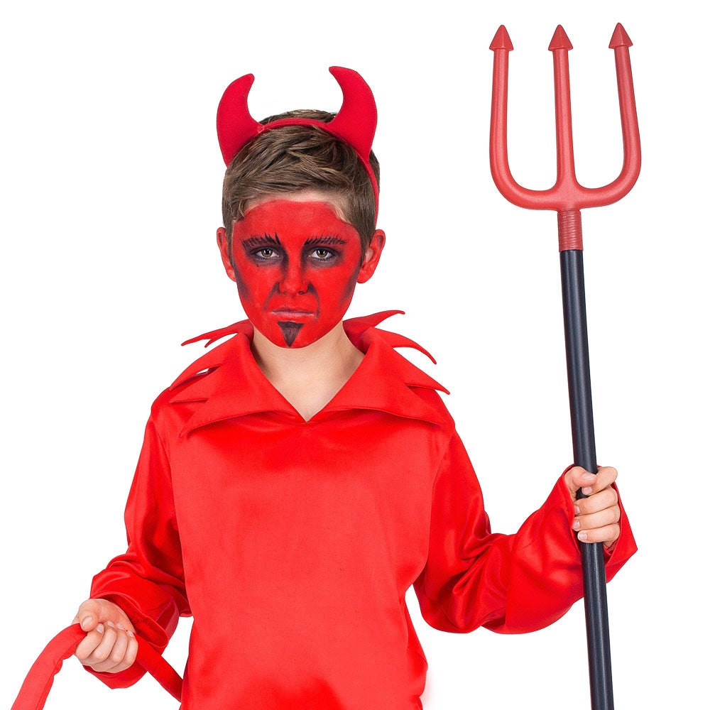 Mad Toys Red Devil Kids Halloween Costume Set with Headband