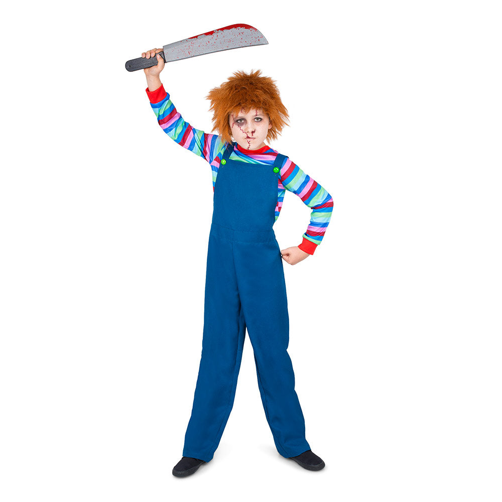 Mad Toys Evil Puppet Overall with Top Kids Halloween Costume