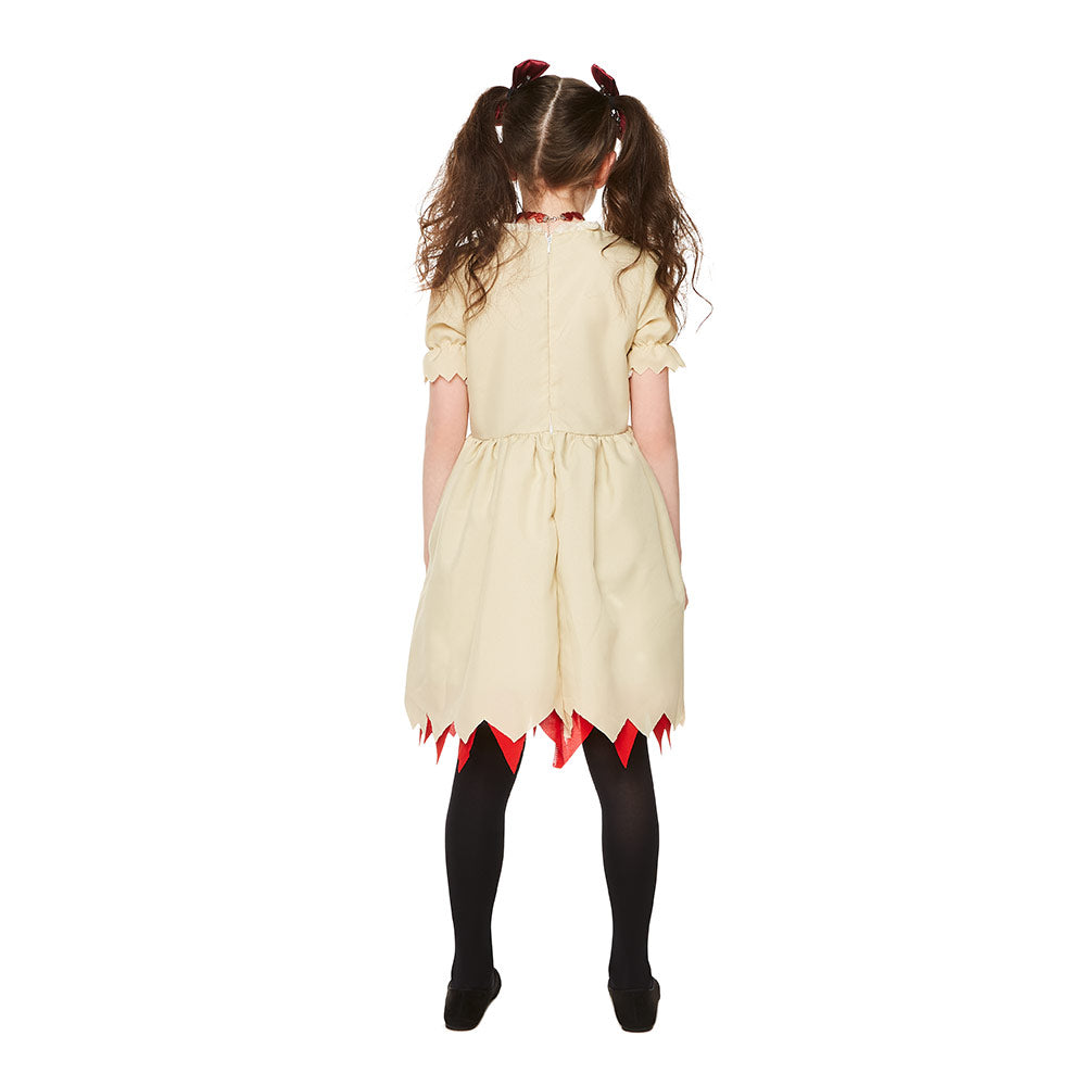 Mad Toys Voodoo Doll Dress Kids Halloween Girls Costume