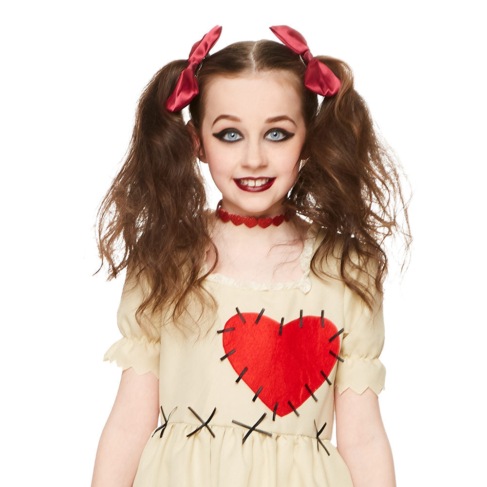 Mad Toys Voodoo Doll Dress Kids Halloween Girls Costume
