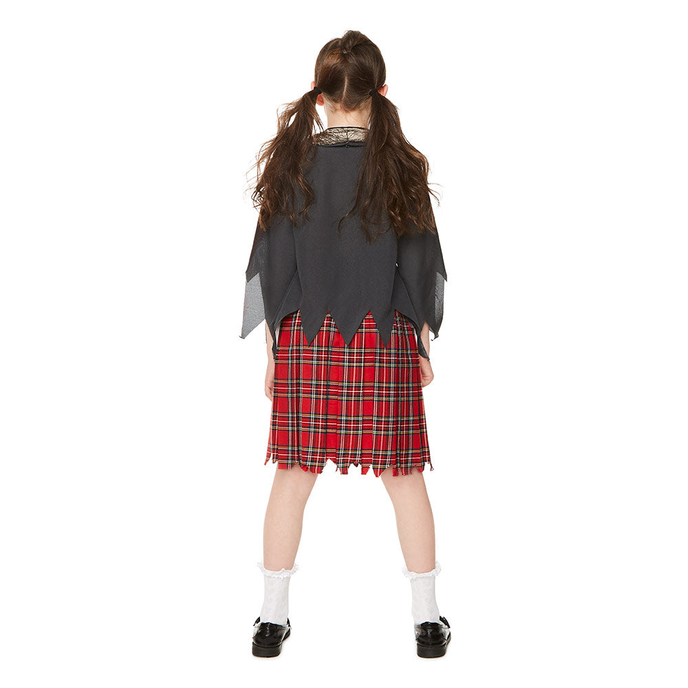 Mad Toys Zombie School Uniform Girl Dress Up Kids Halloween Costume