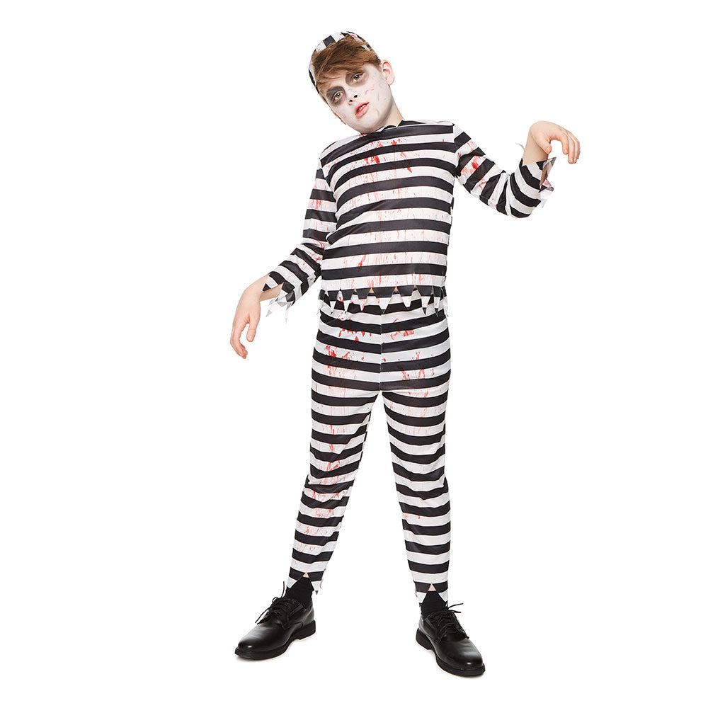 Mad Toys Zombie Prisoner Kids Costume Halloween Dress Up