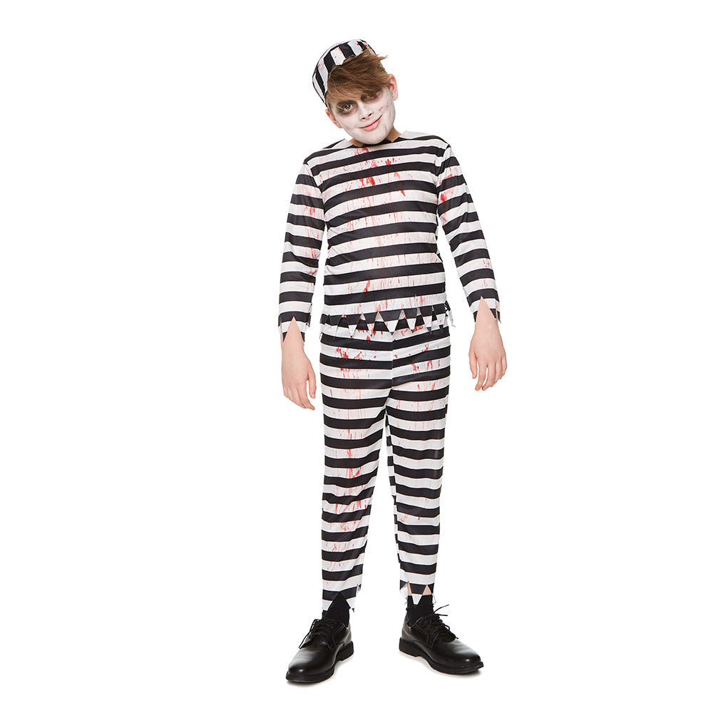 Mad Toys Zombie Prisoner Kids Costume Halloween Dress Up