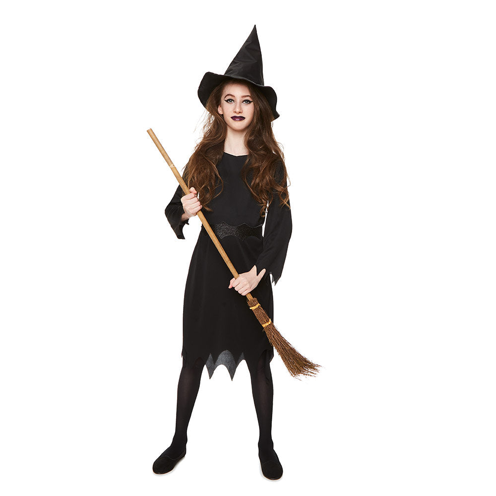 Mad Toys Witch Sorceress Kids Dress with Hat Halloween Child Costume