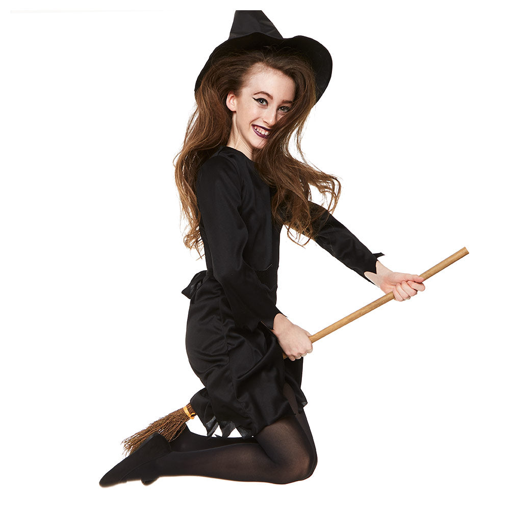 Mad Toys Witch Sorceress Kids Dress with Hat Halloween Child Costume