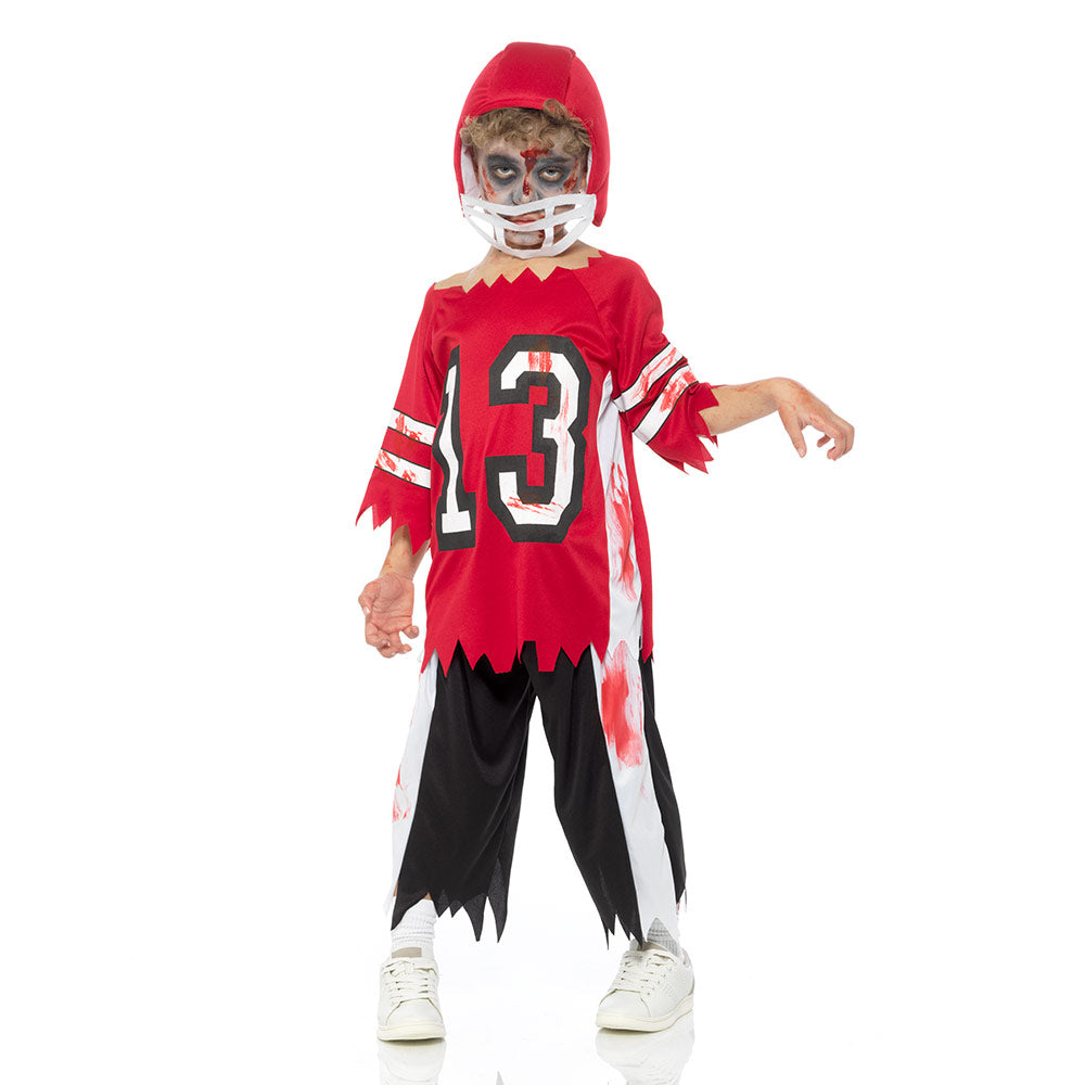 Mad Toys Zombie Football Soccer Player Kids Halloween Costume