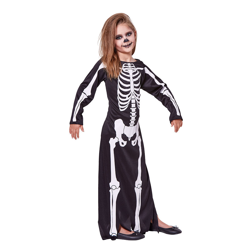 Mad Toys Skeleton Dress Kids Halloween Costume