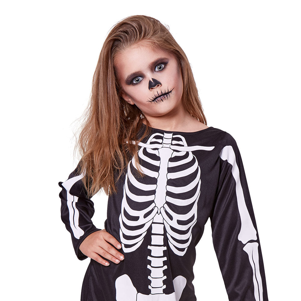Mad Toys Skeleton Dress Kids Halloween Costume