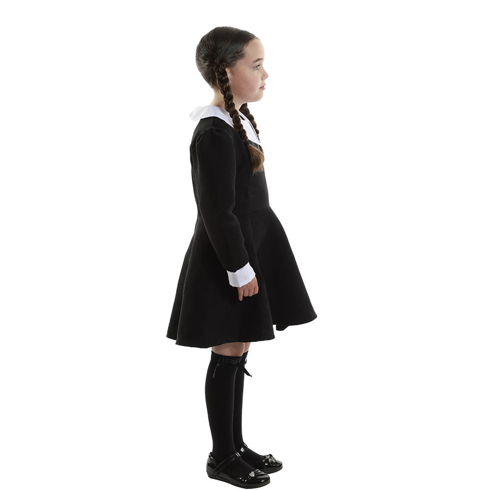 Mad Toys Haunted Child Black Dress Kids Halloween Costume