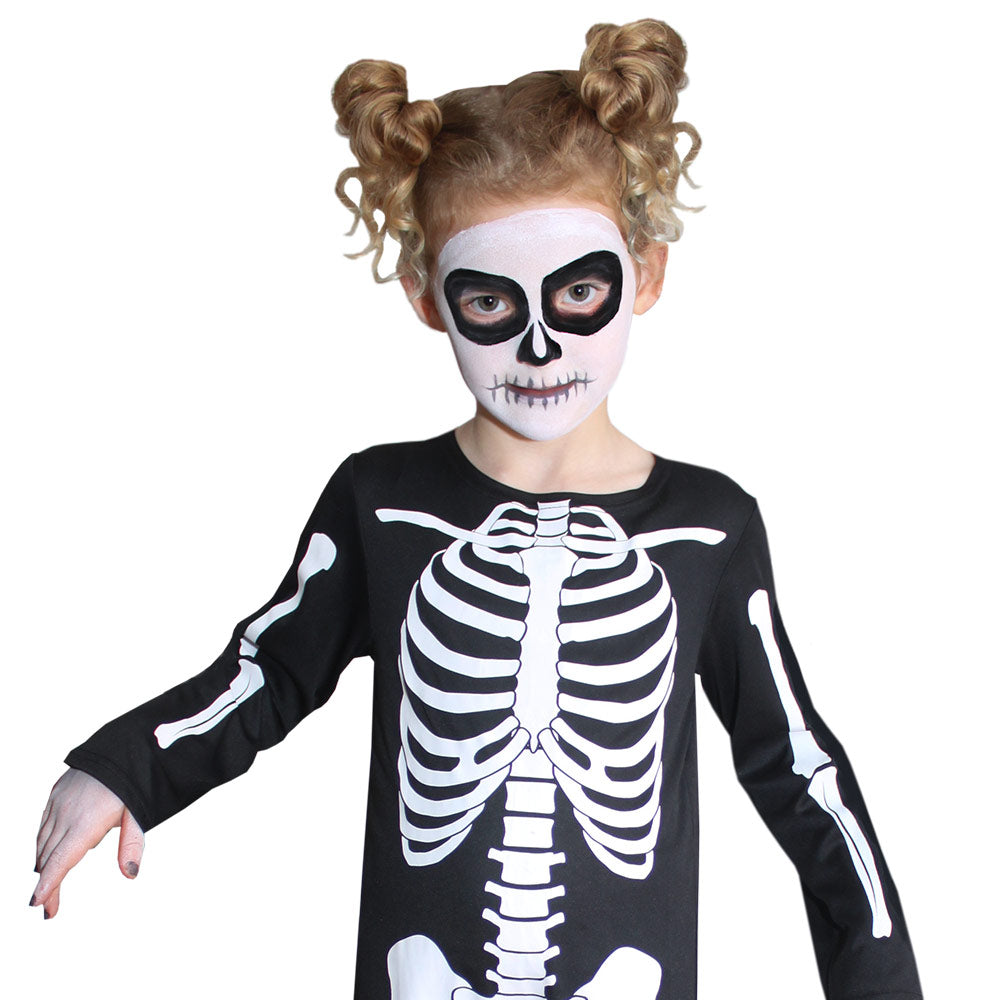 Mad Toys Skeleton Jumpsuit  Kids Halloween Costume