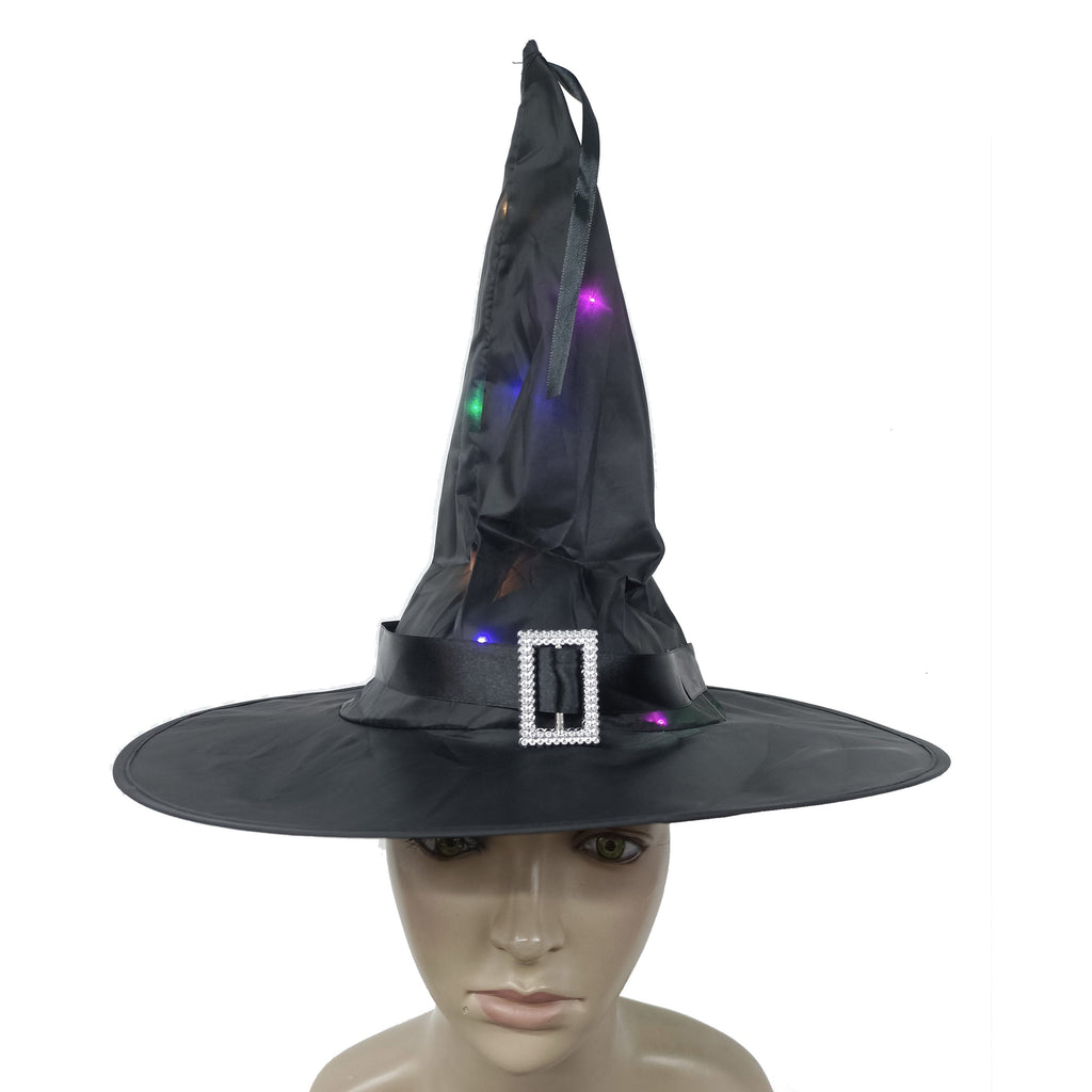 Mad Toys Light Up Witch Hat Halloween Costume Accessory Battery Included
