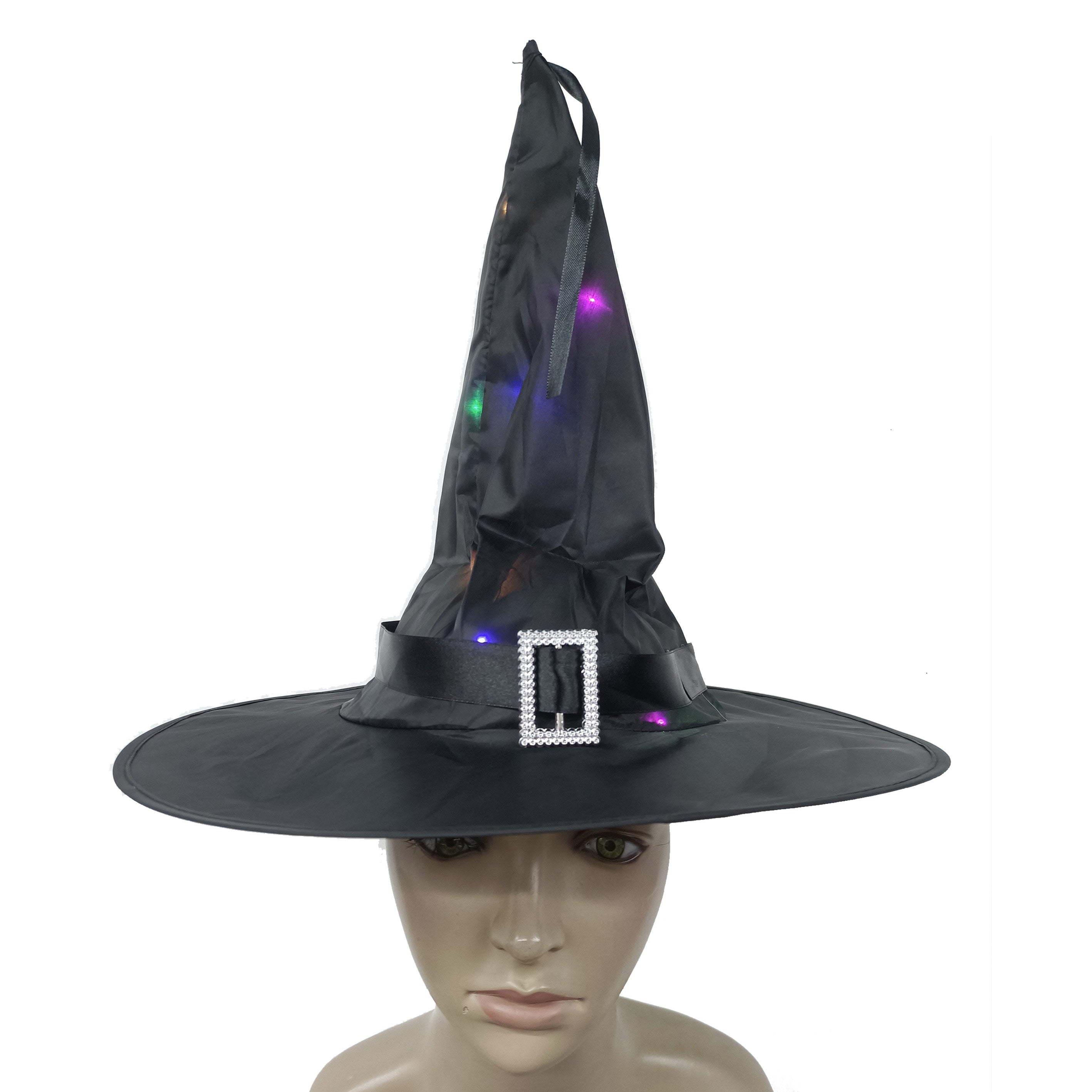 Mad Toys Light Up Witch Hat Halloween Costume Accessory Battery Included