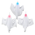Mad Toys LED Multi-Coloured Hanging Ghost 3 pcs Halloween Decoration
