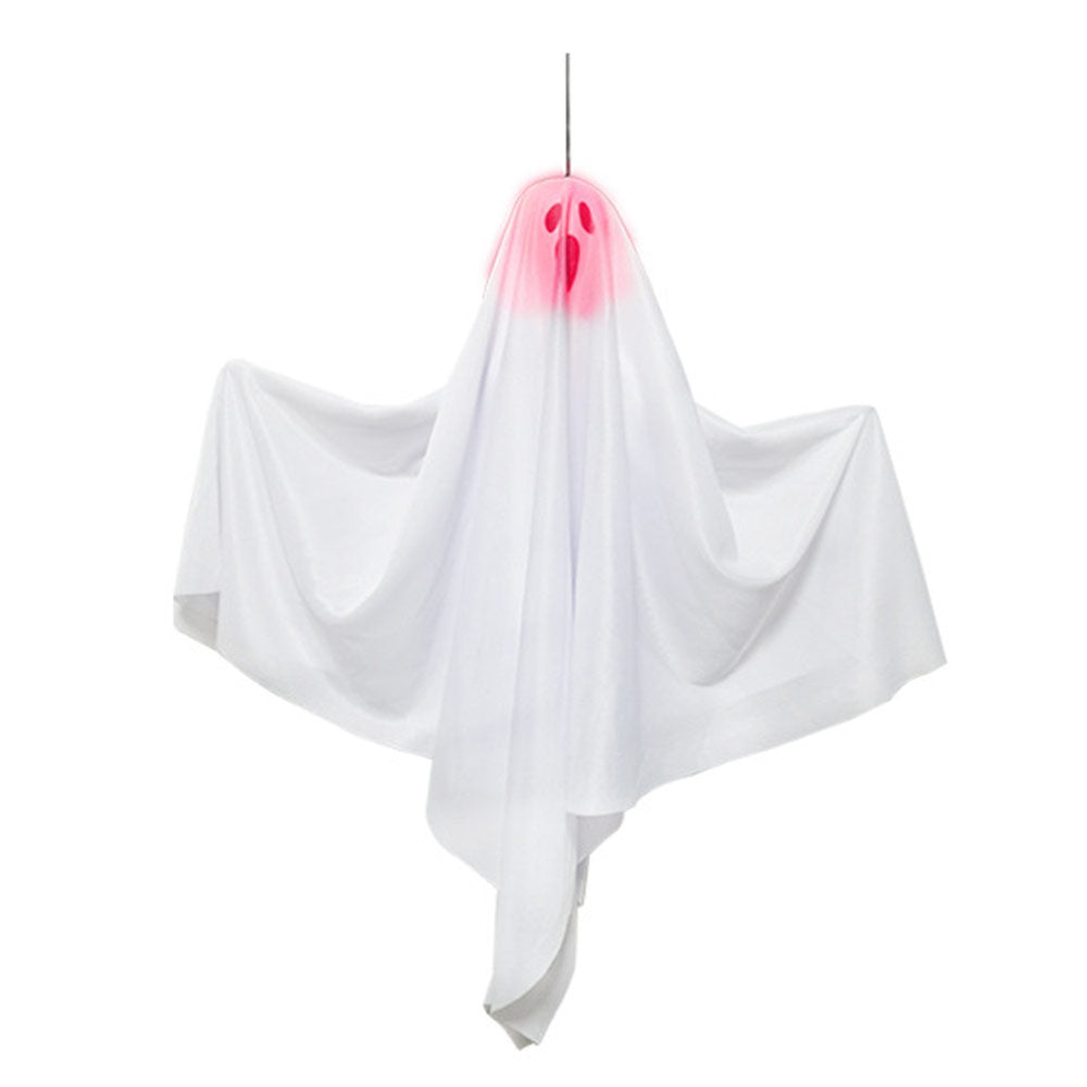 Mad Toys LED Multi-Coloured Hanging Ghost 3 pcs Halloween Decoration