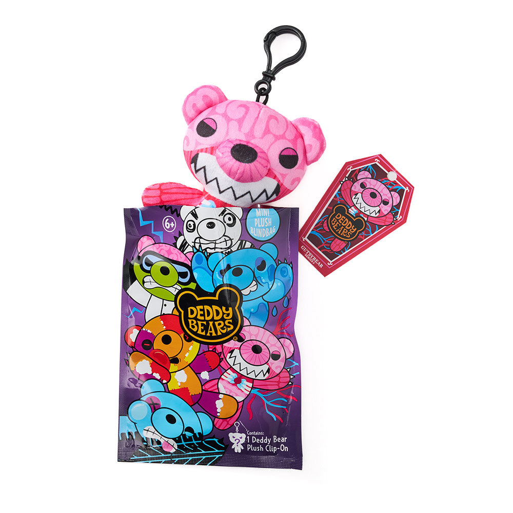 Deddy Bears Mystery Blind Bags 12cm Collectible Plush Toy with Bag Clip, Assorted