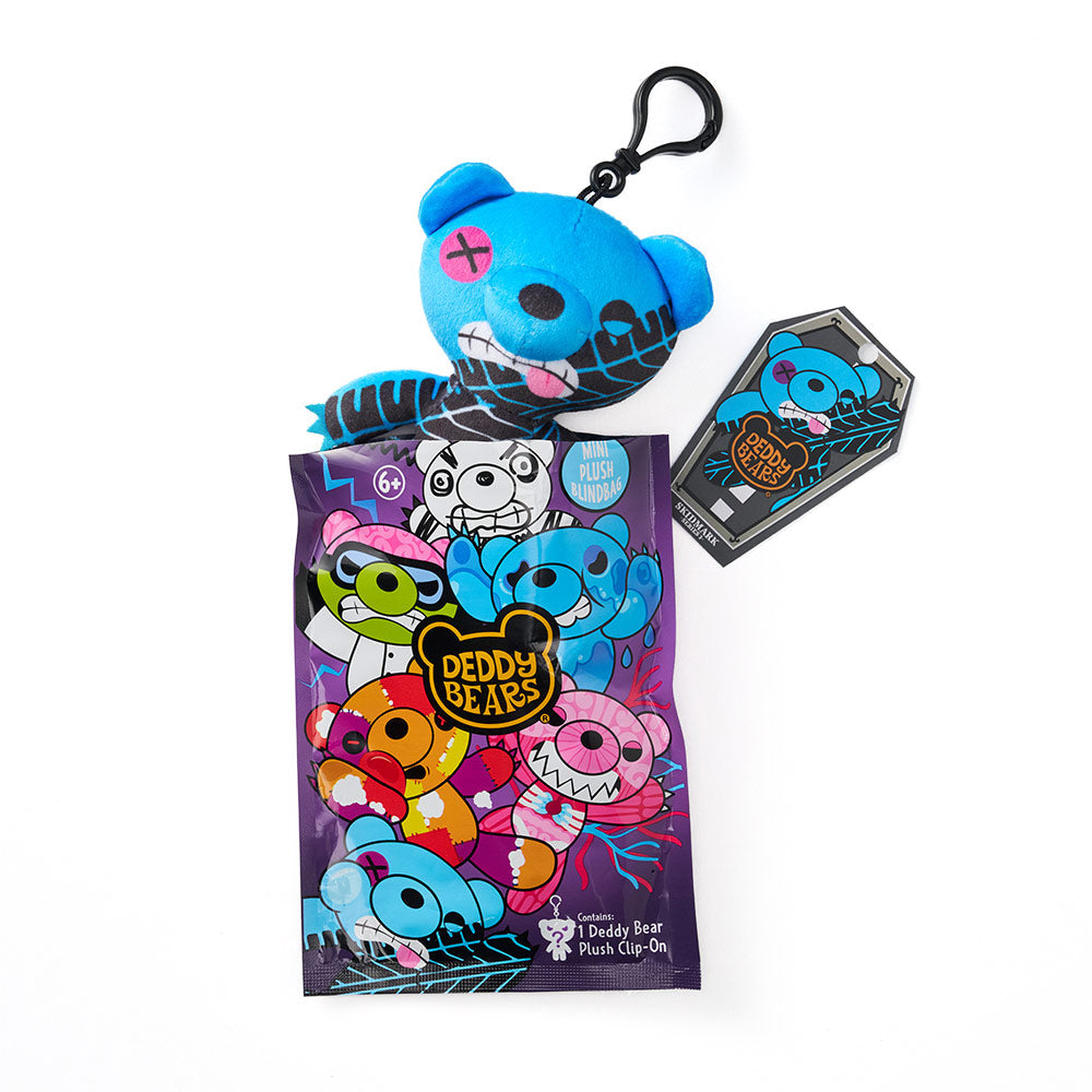 Deddy Bears Mystery Blind Bags 12cm Collectible Plush Toy with Bag Clip, Assorted