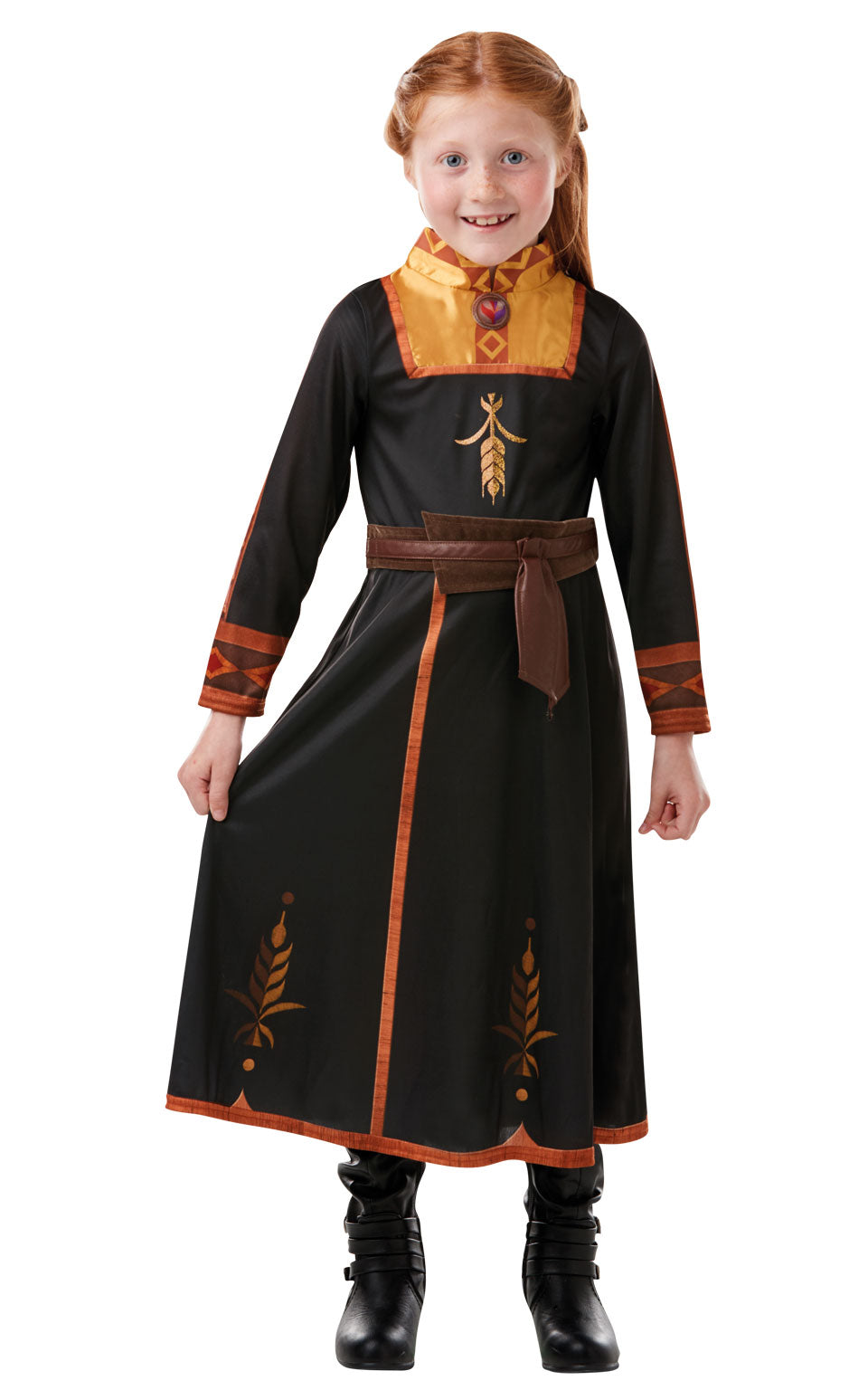 Rubies Disney Frozen 2 Classic Princess Anna Travel Dress Book Week and World Book Day Halloween Child Costume